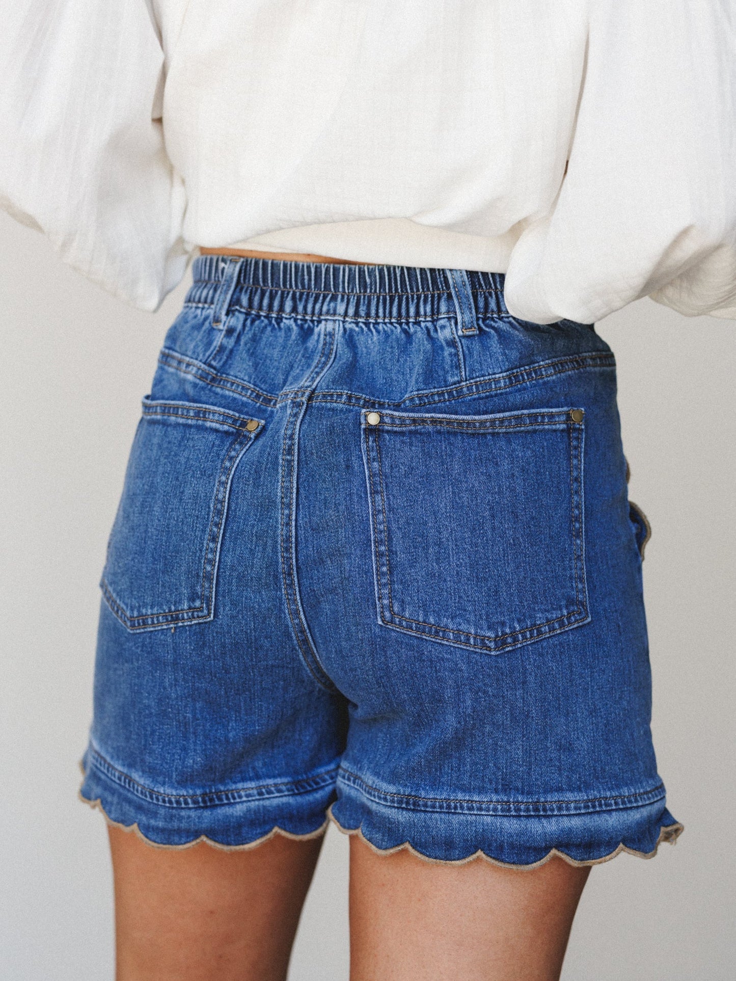 Western Sunshine Shorts - Blue